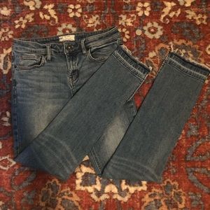Free People Frayed Jeans